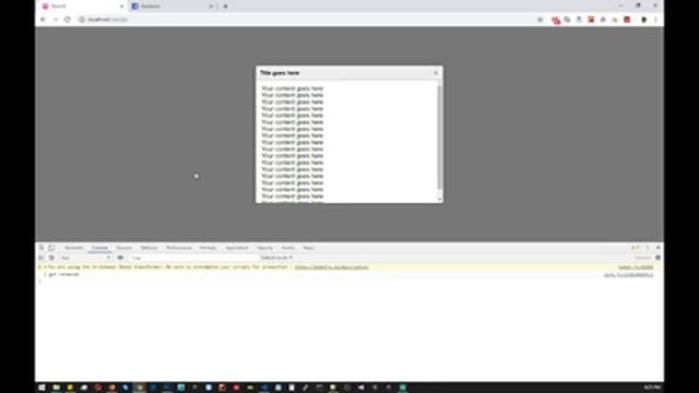 Custom Dialog Box with #ReactJS & #jQuery Transitions - Part 2 смотреть онлайн