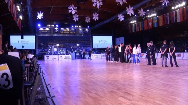 00301 Junior II Open Standard - BELLEVUE Hotel cup. Baltic Grand Prix 16.12.2018. смотреть онлайн
