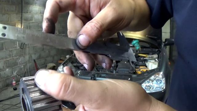 Срезанные зубья на ремне ГРМ. Основные причины! смотреть онлайн