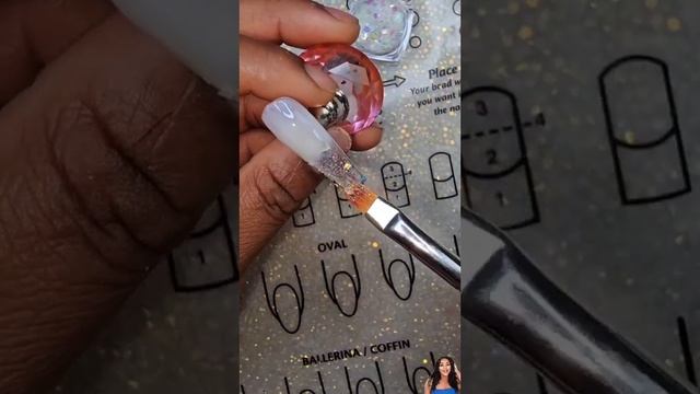 White pearl Chrome/press on nails смотреть онлайн