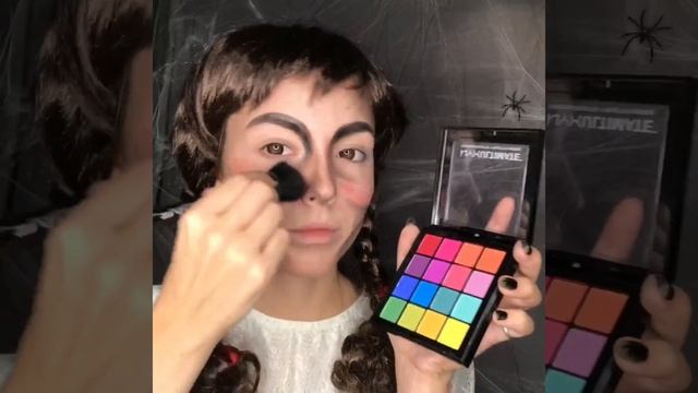 Annabelle doll makeup tutorial NYX Halloween страшный грим кукла смотреть онлайн