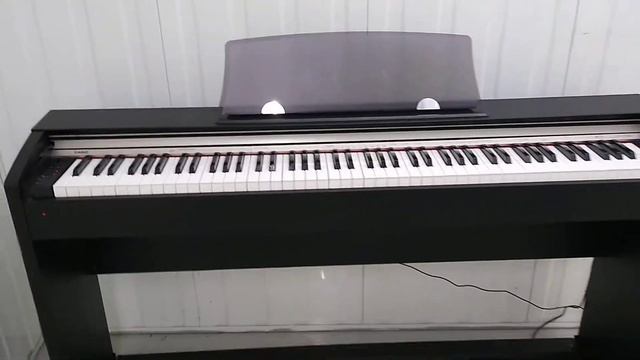 Casio Privia PX-730 digital slimline piano in black. stock number 22175 смотреть онлайн