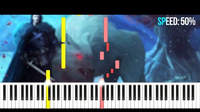 Игра Престолов - Легко на пианино // Game of Thrones - Main Theme - Easy Piano Tutorial смотреть онлайн