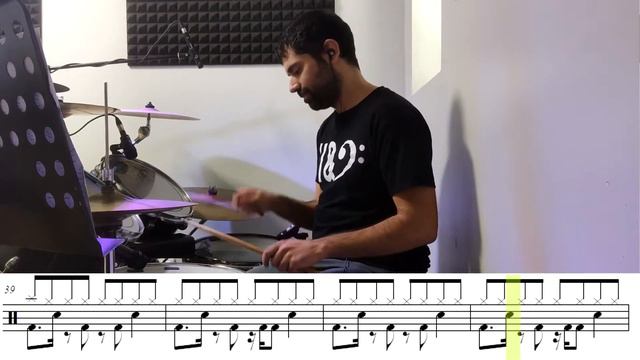 Numb - Linkin Park Drum Cover & Transcription (Free PDF sheet music/score) смотреть онлайн