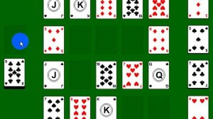 Разборка пасьянса Коврик (простой)