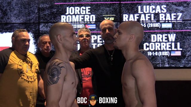 PESAJE LUCAS RAFAEL BAEZ VS JORGE ROMERO смотреть онлайн