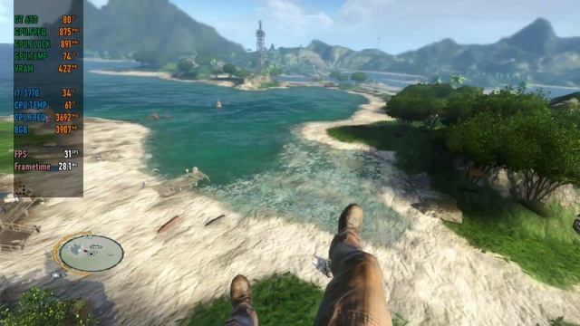 Teste do FAR CRY 3 na GT 630 2GB DDR3 HIGH смотреть онлайн