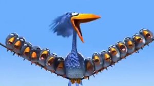 Мультик от пиксар очень смешной! Птички на проводах.