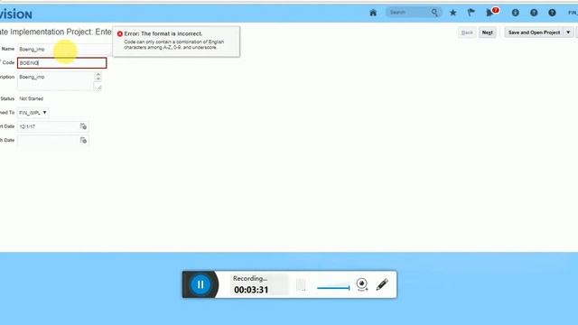 How to create an implementation project in Oracle Cloud/Fusion R13 смотреть онлайн