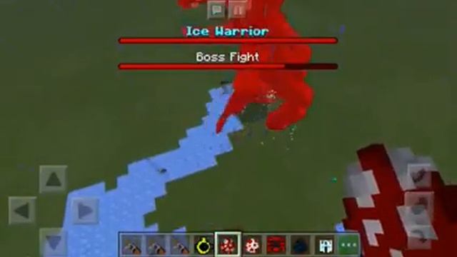 MINECRAFT ICE WARRIOR VS BIGGER PROBLEMS ADDON смотреть онлайн
