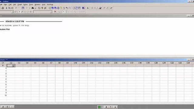 Plotting binomial probability distributions in Minitab смотреть онлайн