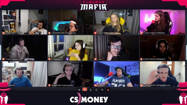 СТРИМЕРЫ ИГРАЮТ В МАФИЮ | ЭВЕЛОН ИГРАЕТ В МАФИЮ | EVELONE МАФИЯ | МАФИЯ TWITCH | АВЕЛОН | ЕВЕЛОН