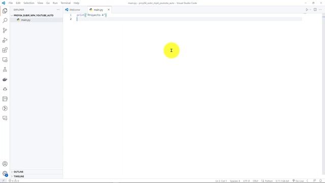 69: PROYECTO 4 INICIO Script Python para Subir de Forma Automática un Vídeo en Formato MP4 a YouTub смотреть онлайн