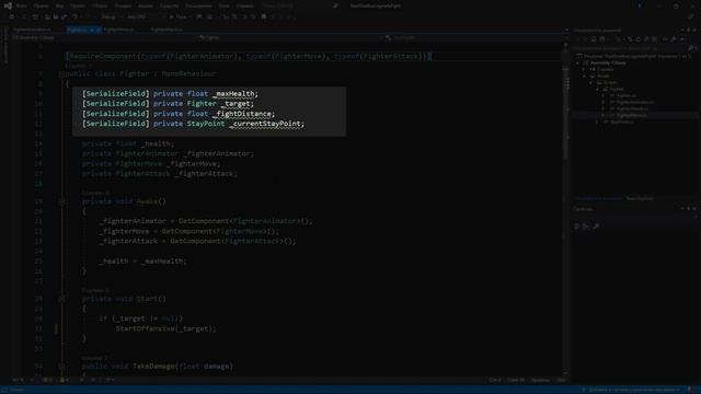 Скрипты персонажа и настройка анимаций — Копируем боевую систему RAID: Shadow Legends в Unity #1 смотреть онлайн