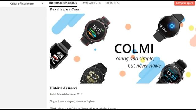 LANÇAMENTO: SMARTWATCH COLMI P16 смотреть онлайн