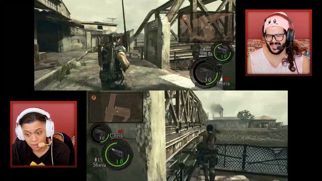 RESIDENT EVIL 5 CO-OP #3 - O Batman Zumbi! Gameplay em Tela Dividida смотреть онлайн
