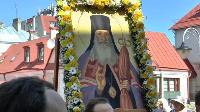 Праздник святителя Георгия (Конисского) - 2020, часть 2 - Крестный ход и молебен смотреть онлайн