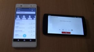 Incoming call&Outgoing call at the Same Time Sony Xperia E5+Nexus 5 Ubuntu Touch