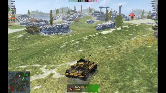 WoT Blitz. Первый бой на карте Эллада. смотреть онлайн