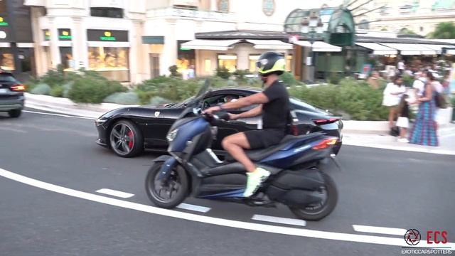 2021 Ferrari Roma - Engine Sounds & Driving in Monaco ! смотреть онлайн