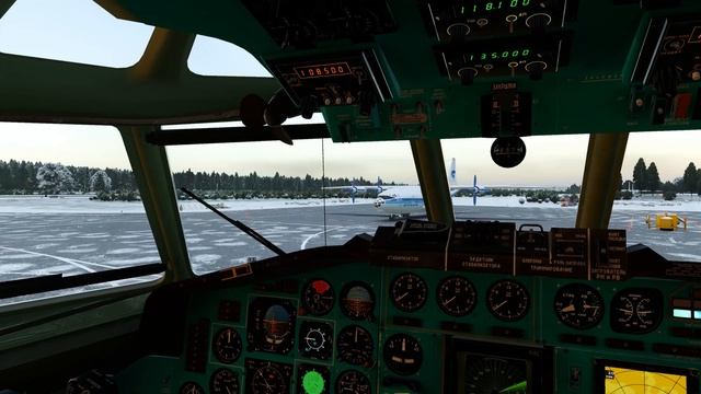 X-PLANE 12│Ту-154 Мурманск. Запуск и взлет. смотреть онлайн
