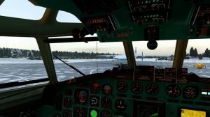X-PLANE 12│Ту-154 Мурманск. Запуск и взлет.