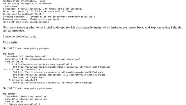 Ubuntu: apt-get commands out of sync смотреть онлайн