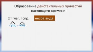 Русский язык. ДЕЙСТВИТЕЛЬНЫЕ и СТРАДАТЕЛЬНЫЕ причастия. Видеоурок