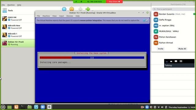 Cara install debian 10 di Virtual Box, untuk persiapan belajar ASJ (Linux Server) смотреть онлайн