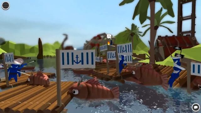 BIGGEST POSSIBLE RAFT IN STUPID RAFT BATTLE SIMULATOR! (Stupid Raft Battle Simulator Funny Gameplay смотреть онлайн