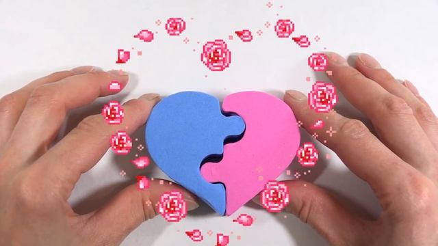 Весёлые Игры Для Детей Кинетический Песок Как Сделать Цветное Сердечко Из Кинетического Песка смотреть онлайн