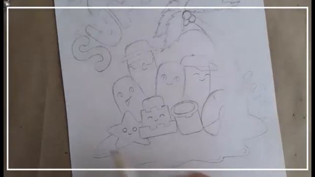 Если скучно/Дудлинг - Простые рисунки💕 смотреть онлайн