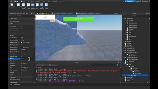 How To Make A Dungeon Game - Part 3 (Start Button) смотреть онлайн