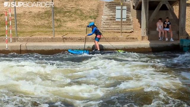 Black Cat Zapper Kingfisher White Water iSUP 9'8" / Review with Beth Kirby смотреть онлайн