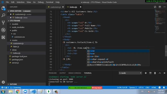 69 Project Show Customers in Bootstrap Table Part 5 Arabic смотреть онлайн
