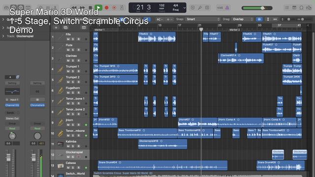 Super Mario 3D World - Switch Scramble Circus, One-man Marching Band Cover (Demo) смотреть онлайн