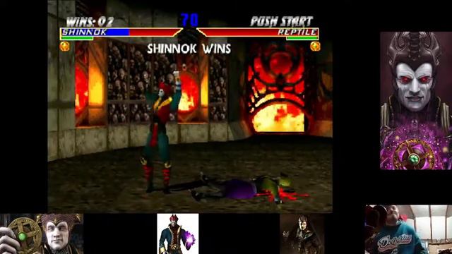 Mortal Kombat 4 - PS1 - Shinnok Arcade Master Ladder Playthrough with Commentary смотреть онлайн