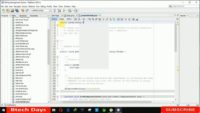 9. Billing Management System in java - Product Details Page (JFrame, Mysql Database, Netbeans IDE) смотреть онлайн