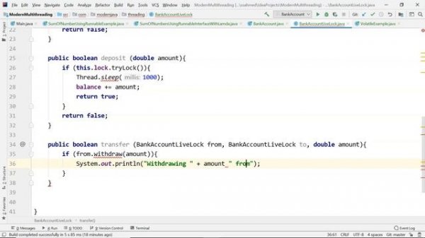 Java LiveLock Example
