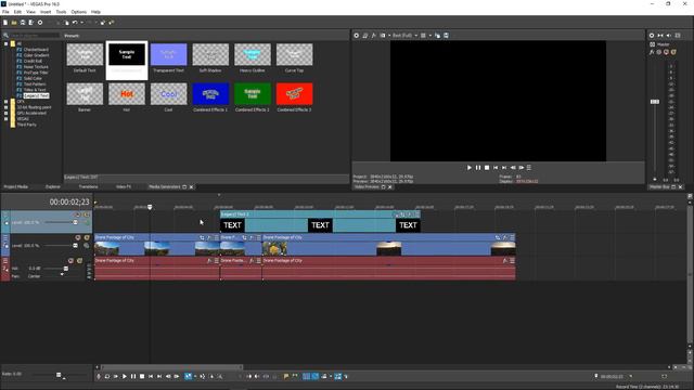 Sony Vegas Pro 16: How To Cut Out Text (Quick Masking) смотреть онлайн