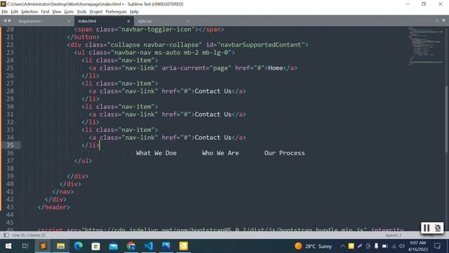 Building a Responsive Navbar | Creating a Bootstrap Navbar : How to Create a Website - Part 3 смотреть онлайн