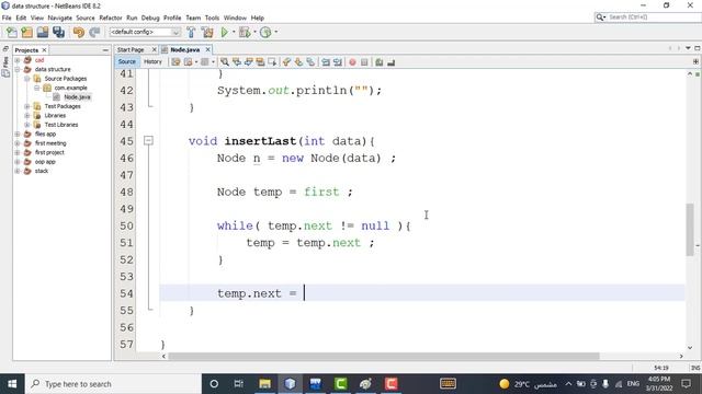 Linked List ( Insert - Delete - Print - Reverse - Sort ) || Java and C - عربي смотреть онлайн
