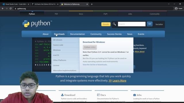 Python Course | Installing Python and Visual Studio Code смотреть онлайн