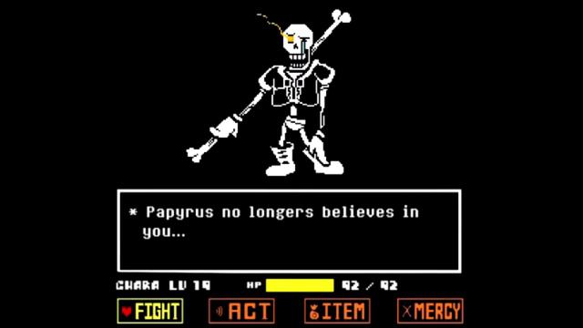 [Undertale] Disbelief Papyrus' Genocide Route Theme 1 hour | One Hour of. смотреть онлайн