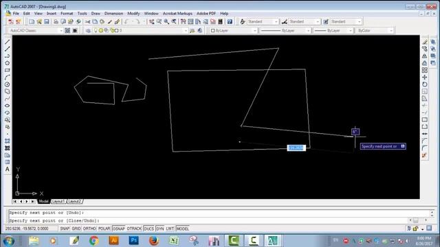 AutoCAD Basic Bangla Tutorial -1 (Line, Construction Line And Polyline) смотреть онлайн