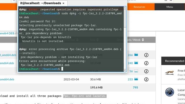 Install Lazarus on Debian 12 - and PostgreSQL смотреть онлайн