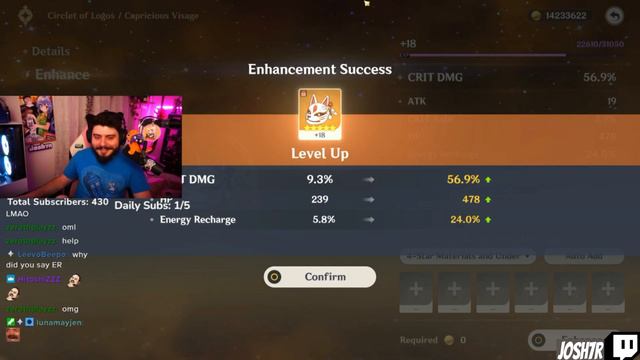 Genshin Impact Streamers Roll Artifacts #351 смотреть онлайн
