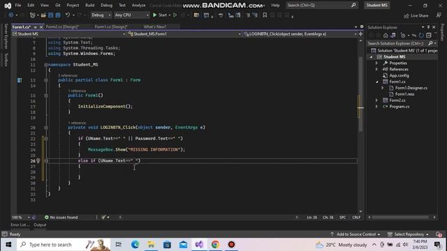 Student Management System in C# Visual Studio 2022 смотреть онлайн