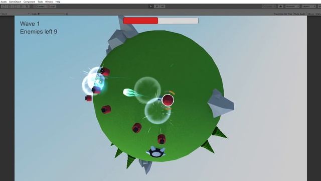 Faux gravity planet top down shooter test game смотреть онлайн