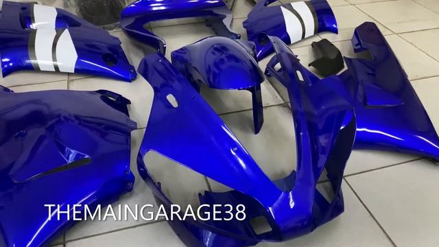 Мотопластик Yamaha YZF R1 2000 2001 00-01 Обзор Распаковка смотреть онлайн